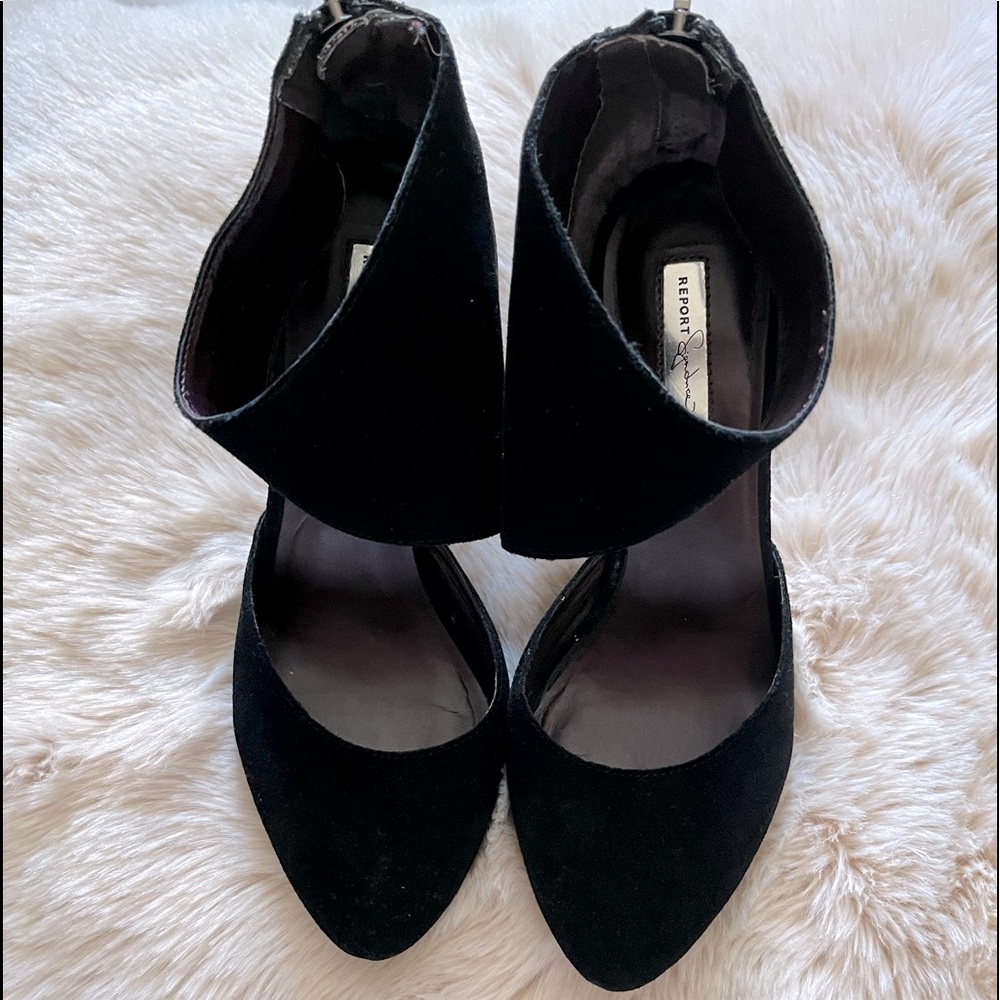 Report Signature Suede Heels